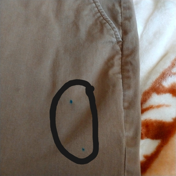 Lucky Brand Jeans Mens 40x32 Brown Type Military Field Pants Fade Distress - Picture 9 of 9